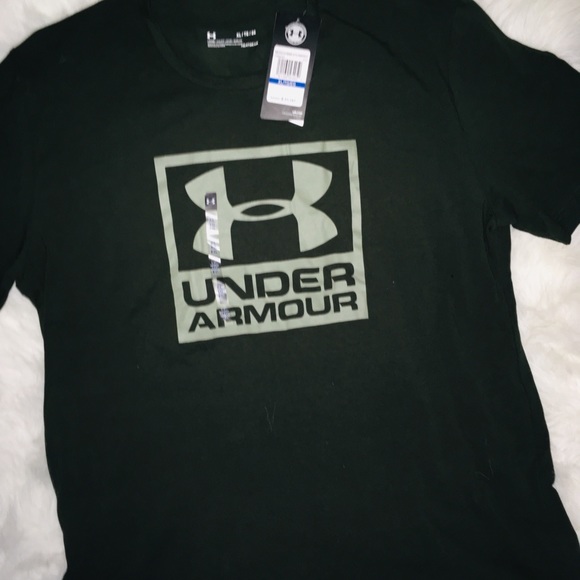 Under Armour OLIVE short sleeve men’s shirt XL & M - Picture 6 of 7